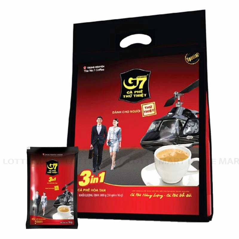 Cà phê hòa tan G7 3in1 bịch 50 gói