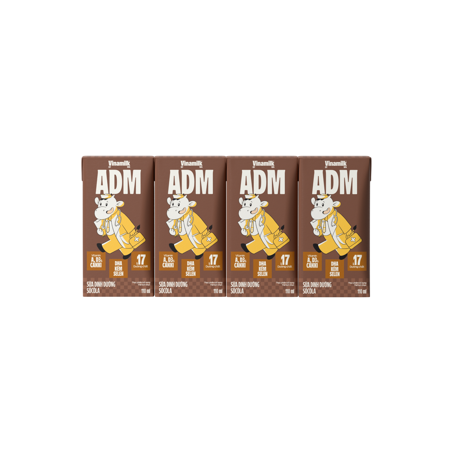 Sữa dinh dưỡng Socola ADM Vinamilk 110ml