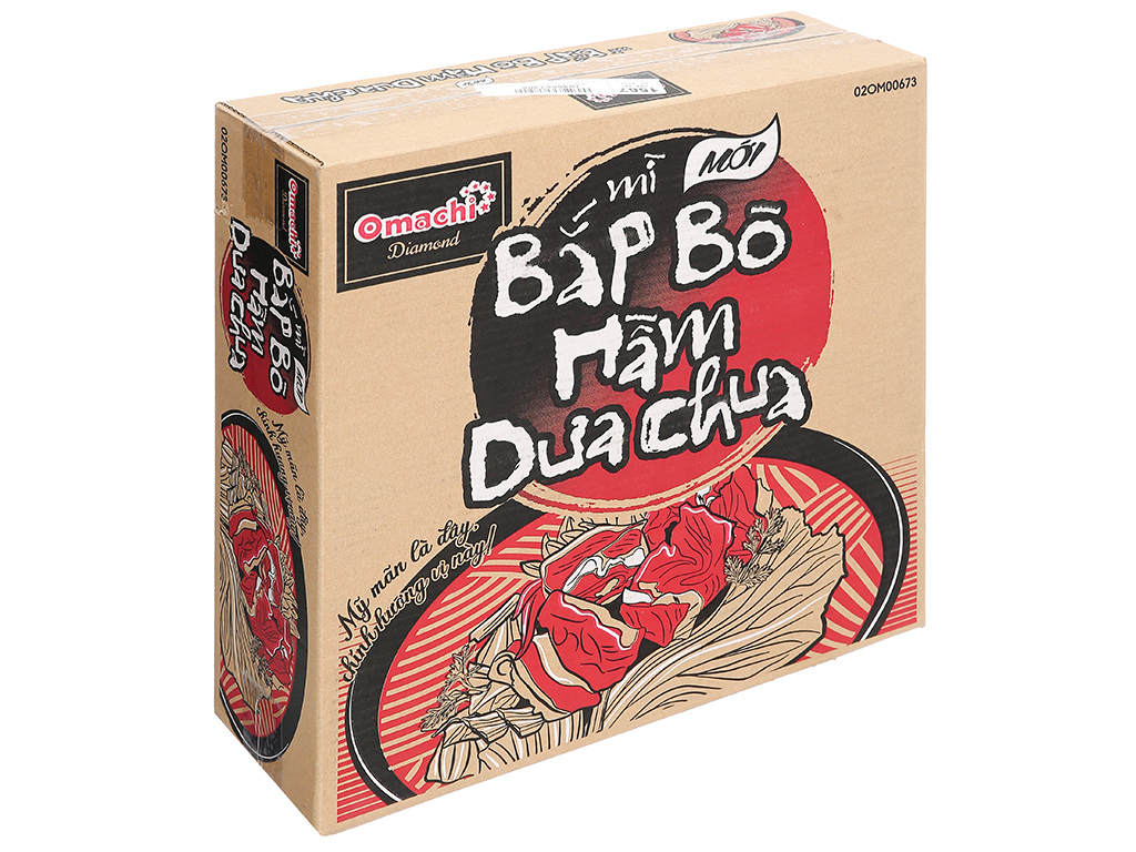 Mì omachi bắp bò hầm dưa chua 120g
