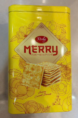Bánh quy vị sữa dừa Merry Richy 220g