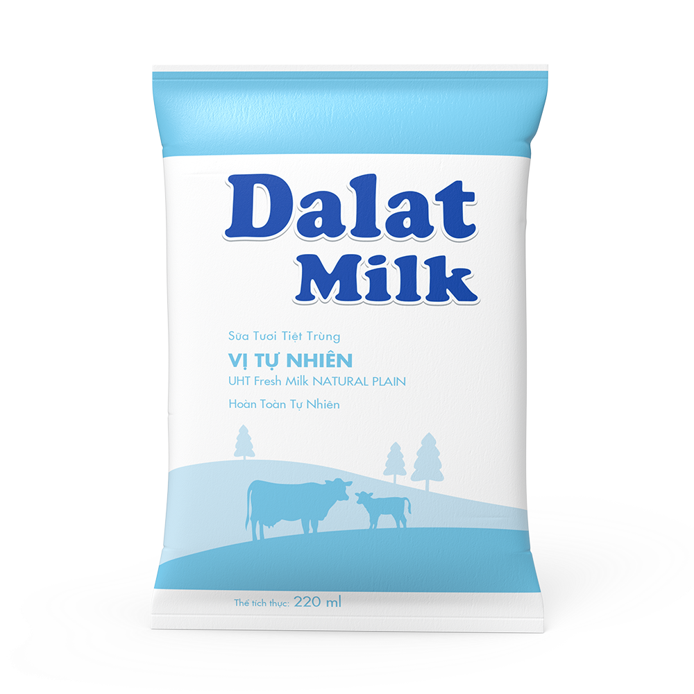 STTT Dalat Milk vị tự nhiên 220ml