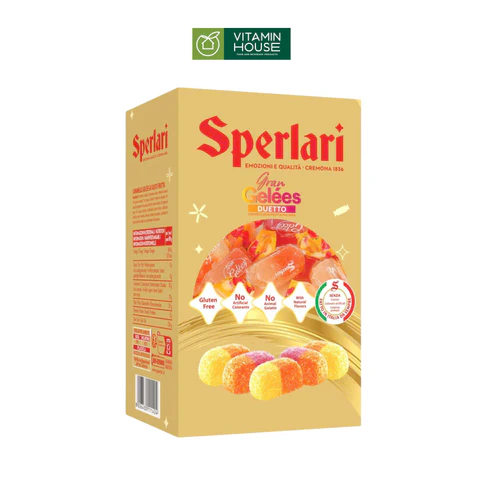 Kẹo thạch trái cây Sperlari Ý 175g