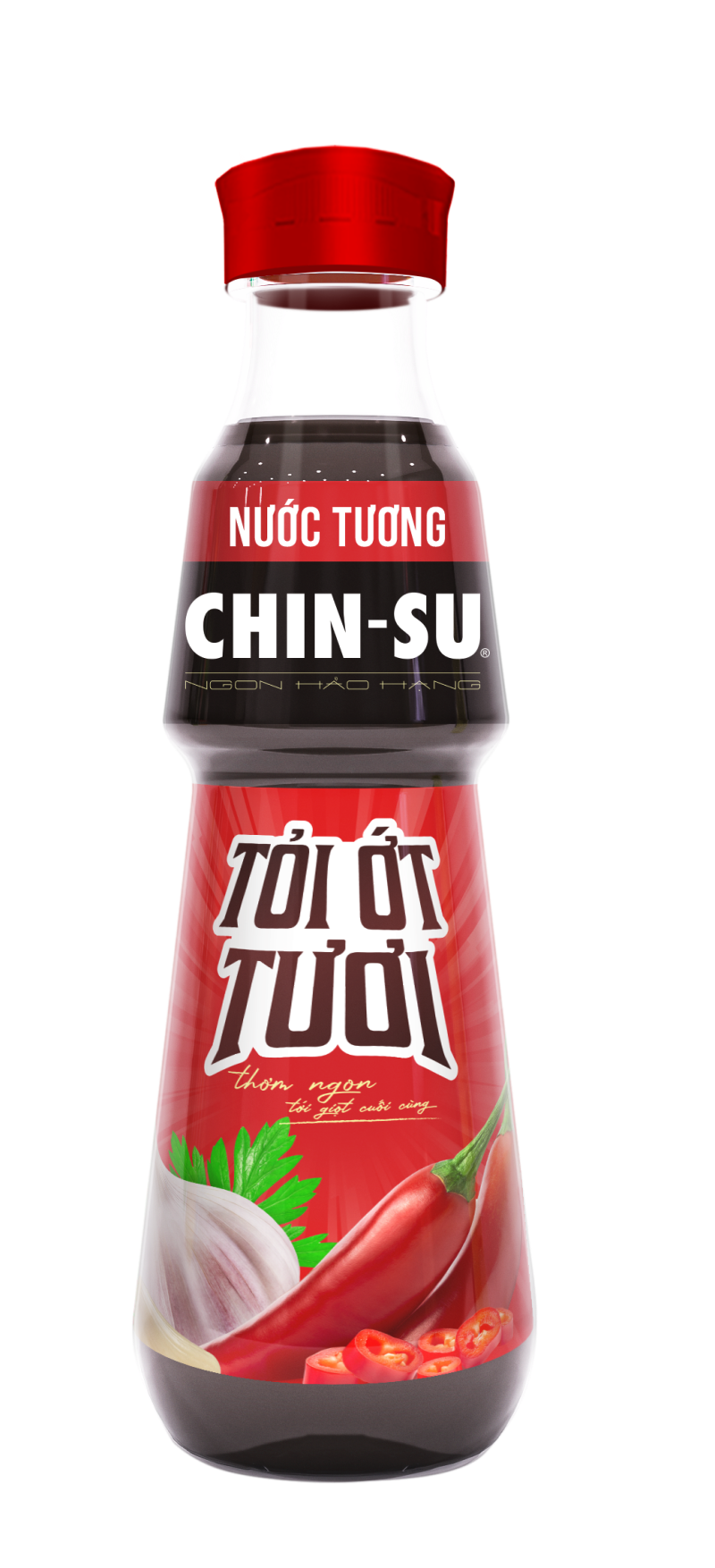 Nước tương Chinsu tỏi ớt 330ml