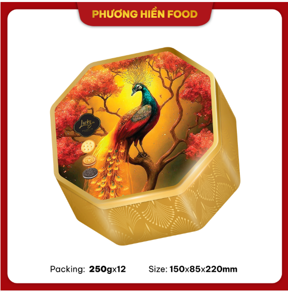 Bánh quy hỗn hợp Luckysun Thái Lan lục giác 250g