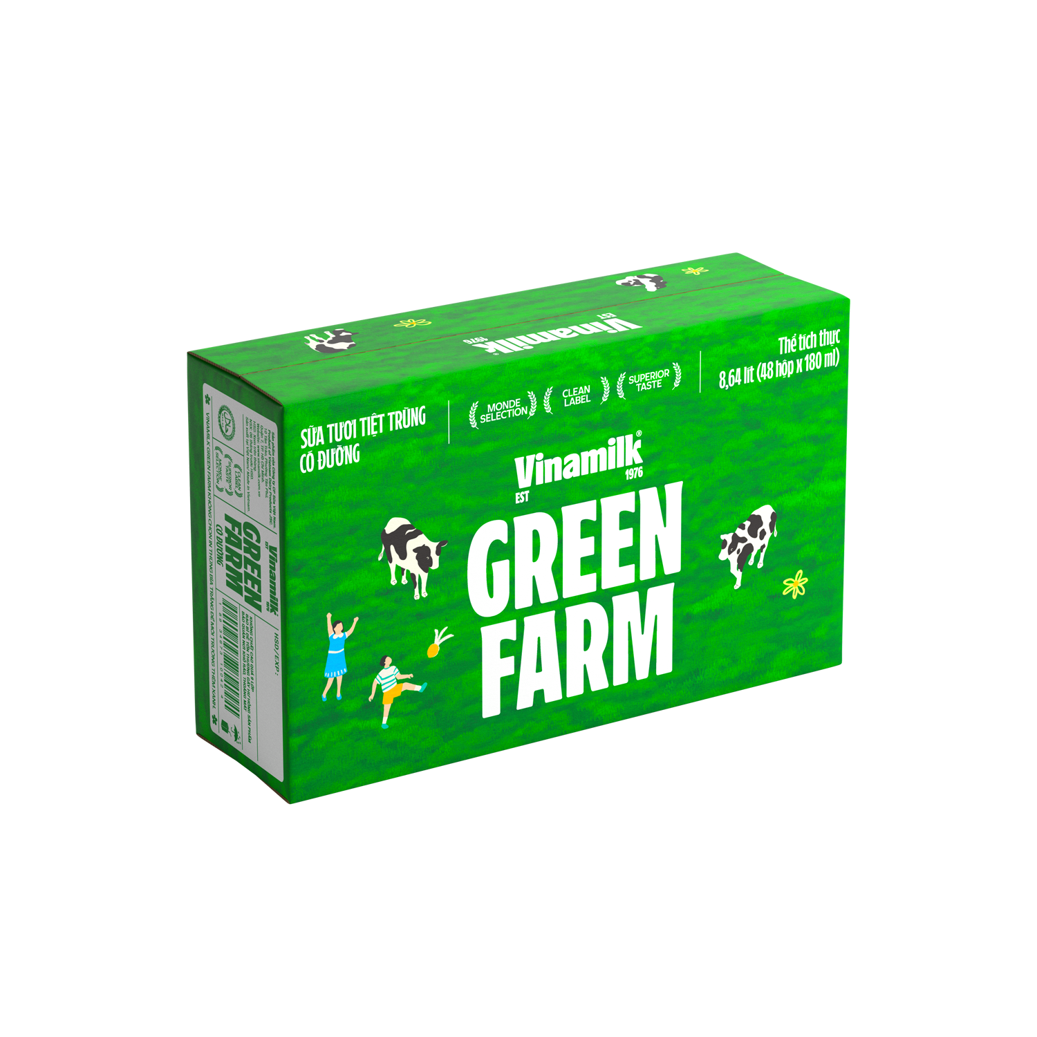 STTT có đường VNM Green Farm 180ml