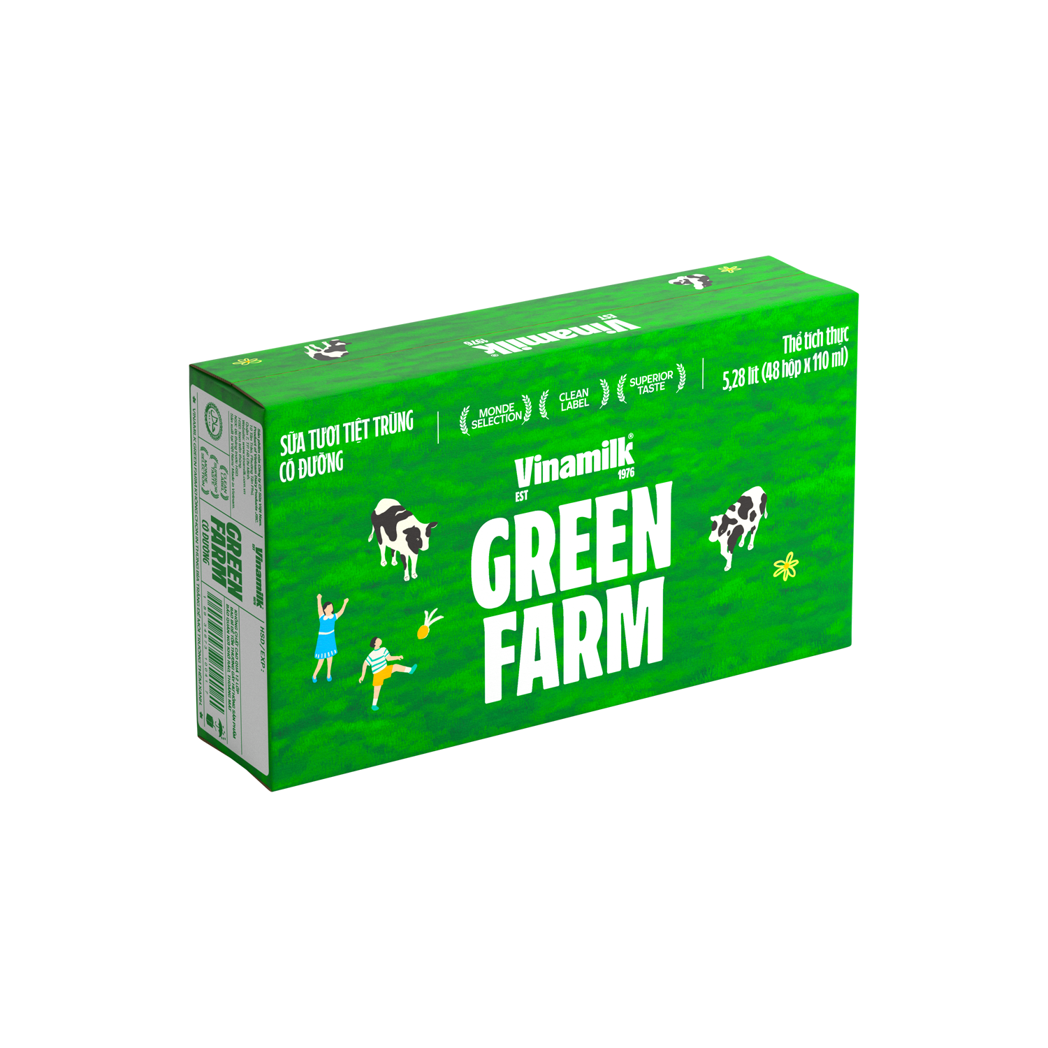 STTT có đường VNM Green Farm 110ml