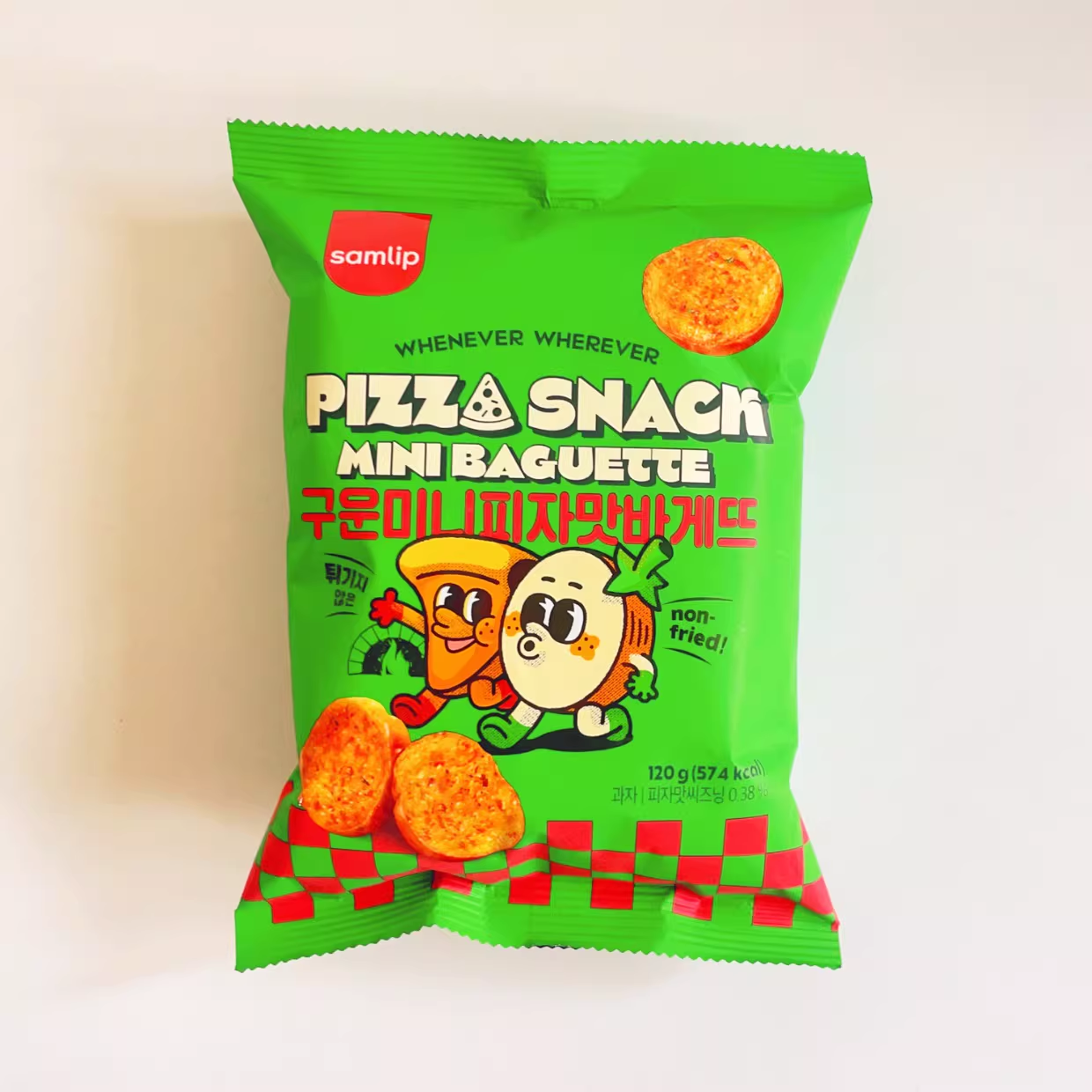 Bánh mì sốt cà chua, pizza samlip Hàn Quốc 120g