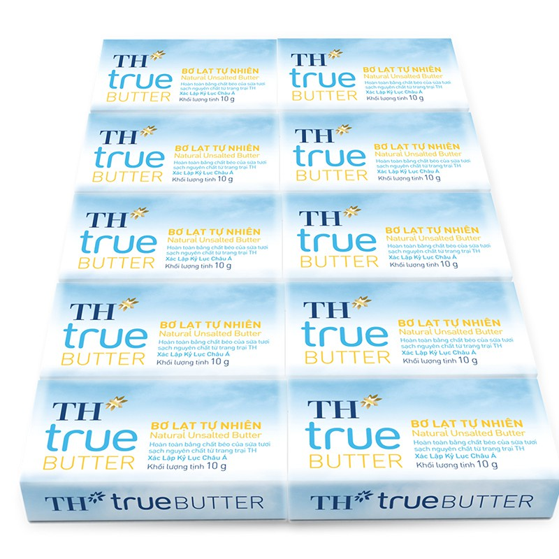 Bơ lạt tự nhiên TH Truemilk (10g*10)