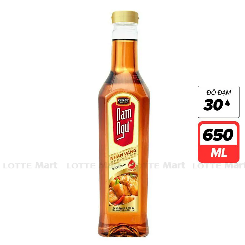 Nước mắm Nam Ngư Nhãn Vàng 650ml