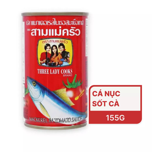 Cá hộp 3 cô gái nắp giựt Thái Lan 155g