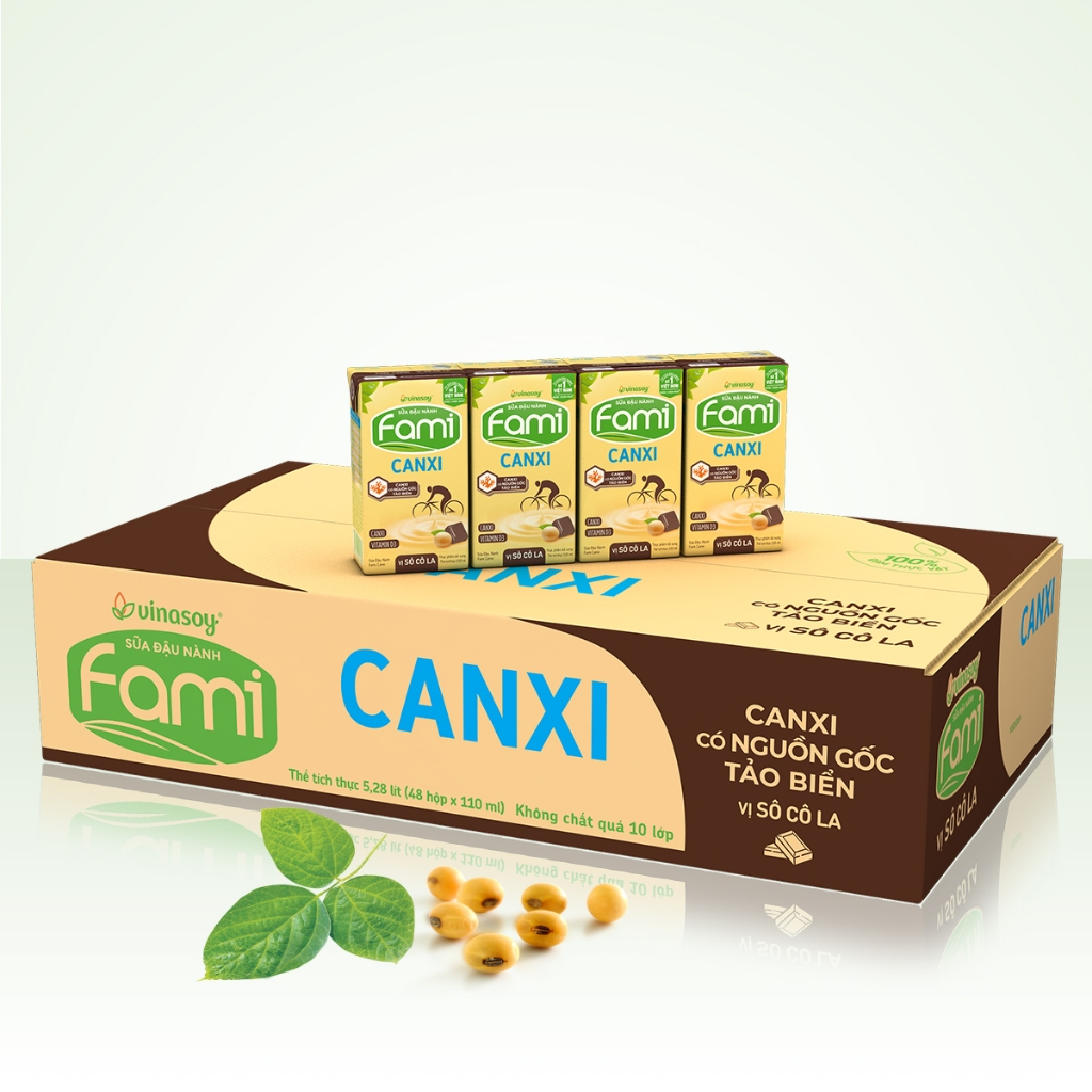 Sữa đậu nành Fami vị socola 110ml