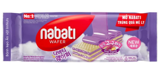 Bánh kem xốp Nabati nhân kem Goguma 110gr