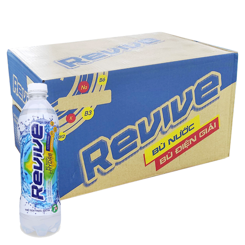Nước uống bù điện giải Revive 7Up 500ml*24