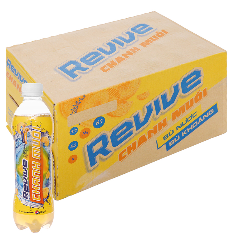 Nước uống bù điện giải Revive 7Up chanh muối 390ml*24