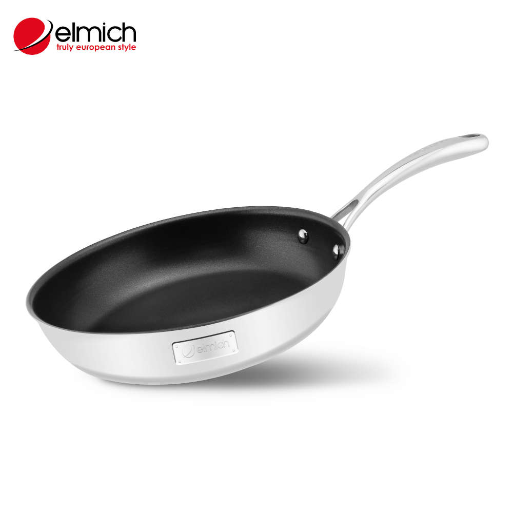 Chảo chống dính Elmich Tri-max liền khối EL-3738 24cm