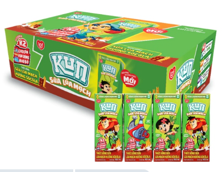 SK sữa kun Socola lúa mạch 180ml*48 hộp