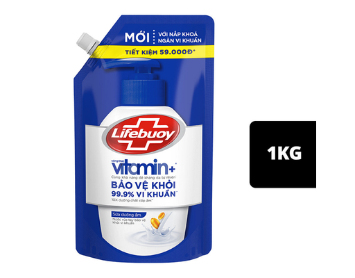 Nước rửa tay Lifebuoy dưỡng ẩm 1L