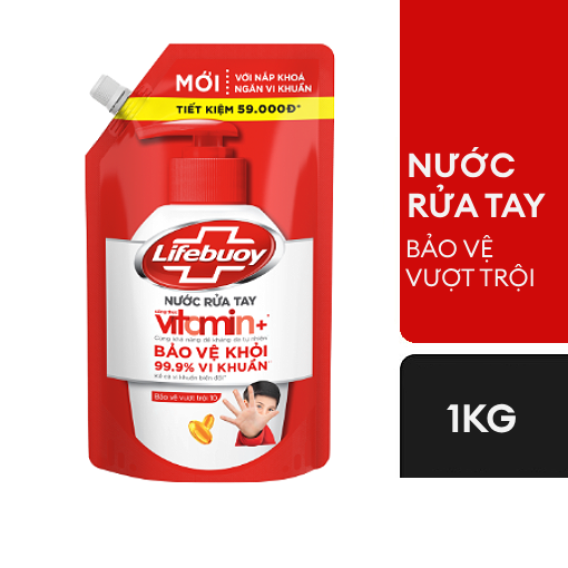 Nước rửa tay Lifebuoy bảo vệ vượt trội 1L