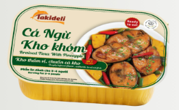 Cá ngừ kho khóm Cay ít Takideli 400g