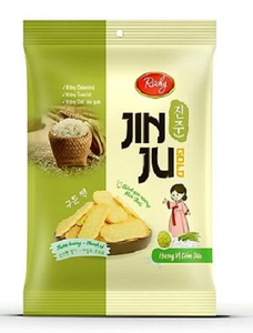 Bánh gạo Jinju Richy vị cốm sữa 145g