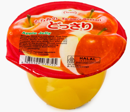 Thạch rau câu Tarami Dossari vị táo 230g