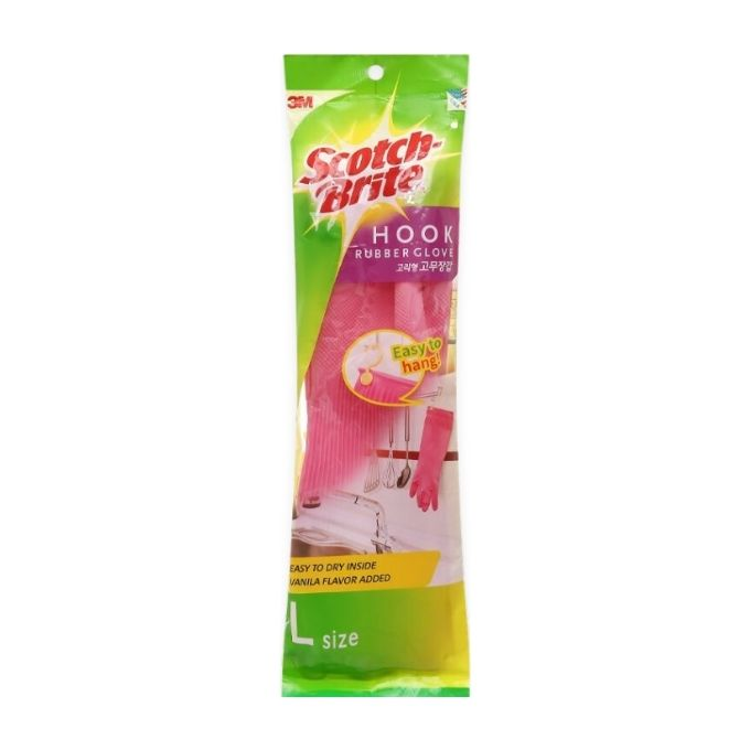 Găng tay cao su cao cấp có móc treo Scotch Brite 3M size M 36cm