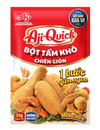 Bột chiên giòn tẩm khô chiên giòn Aji-Quick 210g