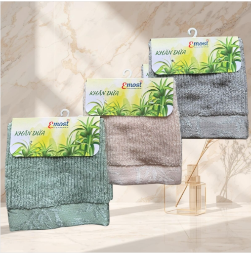 Khăn mặt dứa Emost Organic 30*50cm
