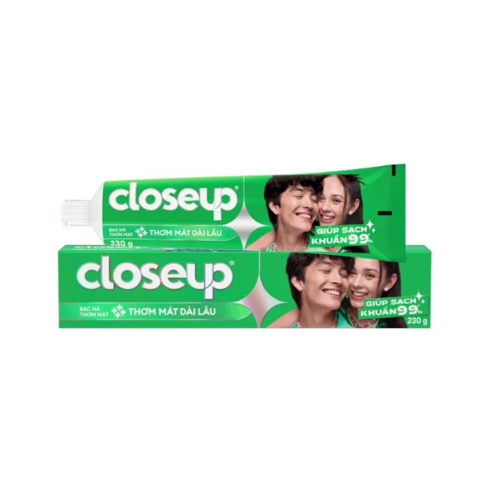 Kem đánh răng Closeup hương bạc hà 230g