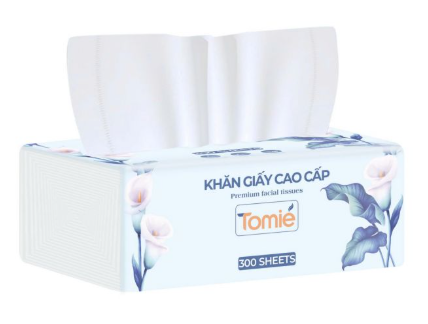 Khăn giấy cao cấp Tomie bịch 300 tờ