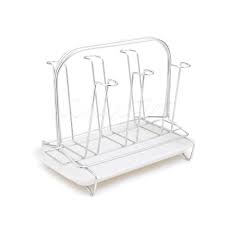 Giá úp ly cốc inox có khay Staami Hàn Quốc ST-403