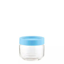 Lọ thủy tinh trơn Ocean nắp màu 2511 325ml Thái Lan