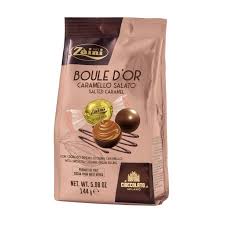 Kẹo Zaini Boule D'or socola có nhân 144g Ý