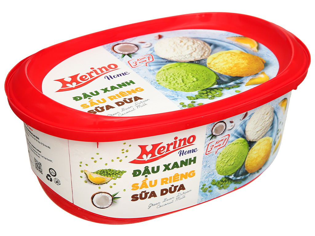 Thố Merino đậu xanh, sầu riêng, sữa dừa 900ml