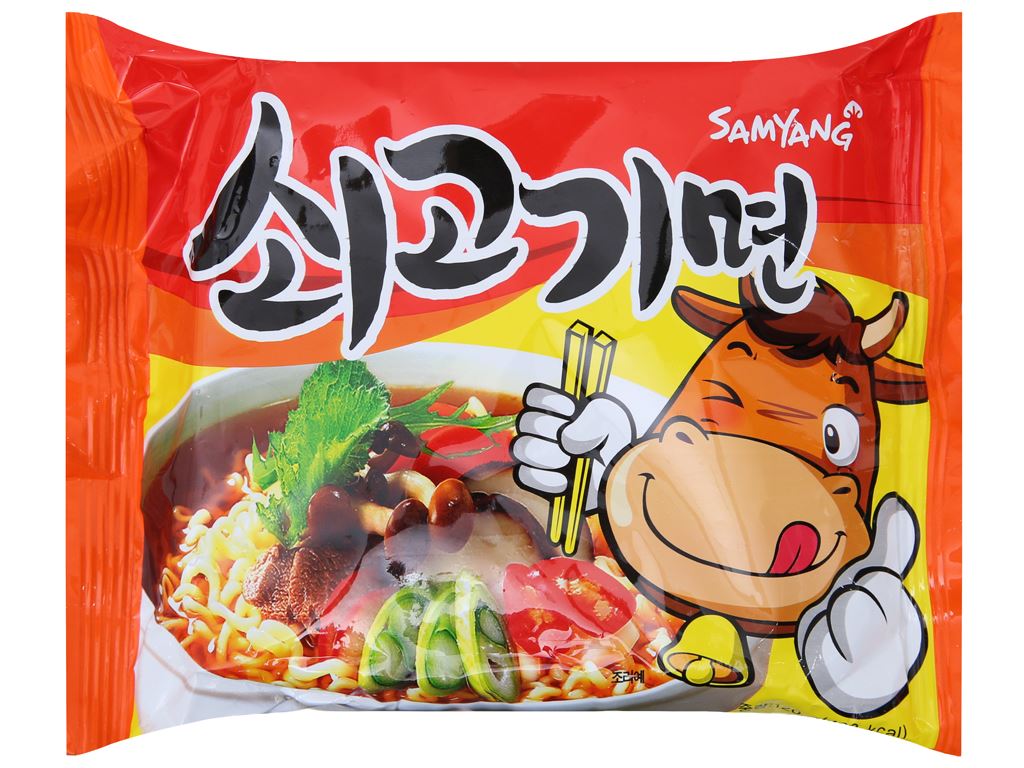 Mỳ bò Samyang Hàn Quốc 120g