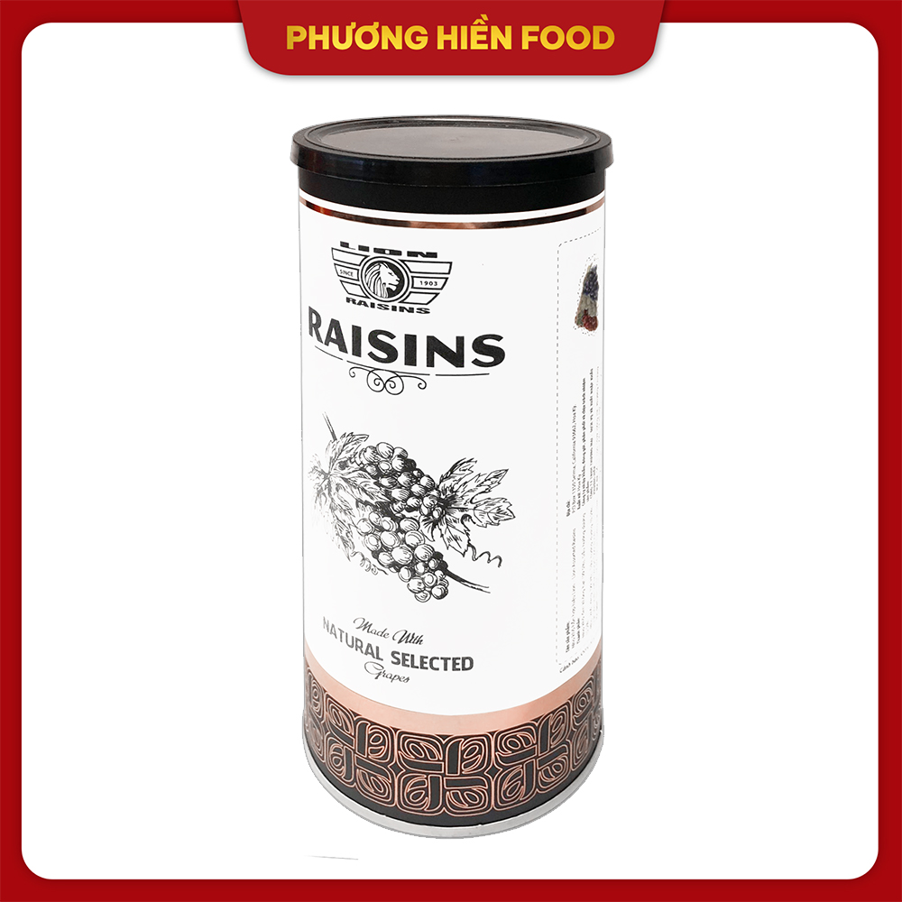 Nho khô hỗn hợp Raisins hiệu Lion Hoa Kỳ 210g