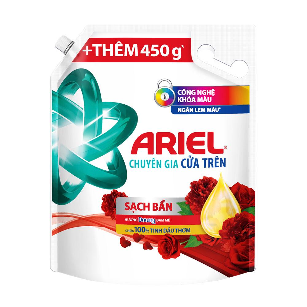 Nước giặt Ariel cửa trên sạch bẩn Hương Đam Mê  3,65kg