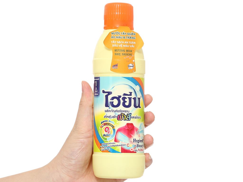 Nước tẩy quần áo màu không mùi Hygiene  250ml Thái Lan