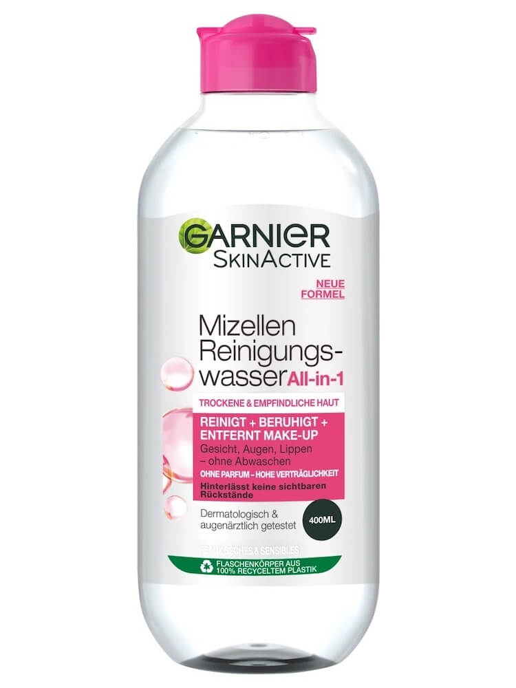 Nước tẩy trang Garnier dành cho da khô và da nhạy cảm 400ml Pháp