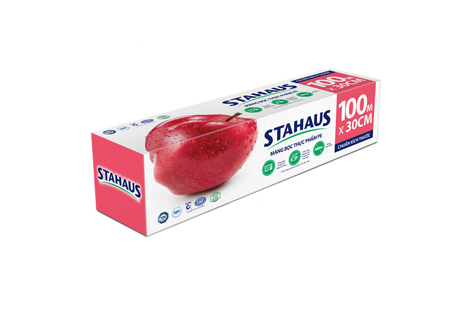 Màng bọc thực phẩm PE STAHAUS 30cm x 100m