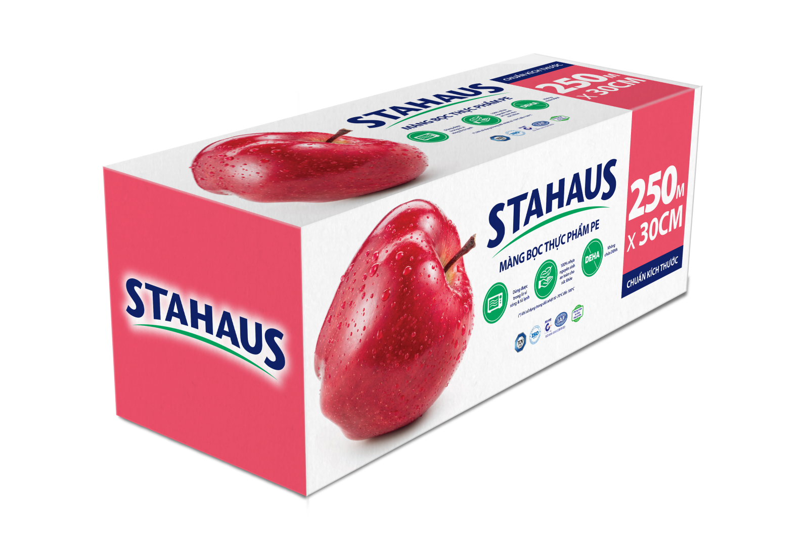 Màng bọc thực phẩm PE STAHAUS 30cm x 250m