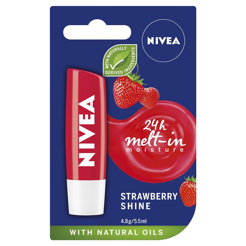 Son dưỡng môi Nivea hương dâu tây 4,8g Thái Lan