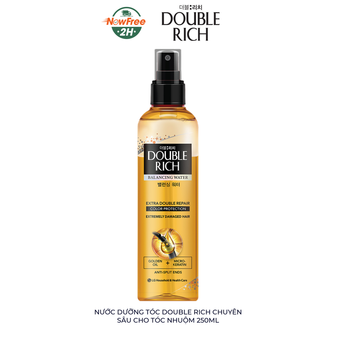 Nước xịt dưỡng tóc Double Rich chuyên sâu dành cho tóc nhuộm 250ml