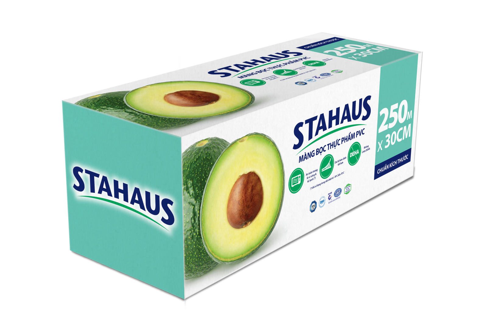 Màng bọc thực phẩm PVC STAHAUS 30cm x 250m