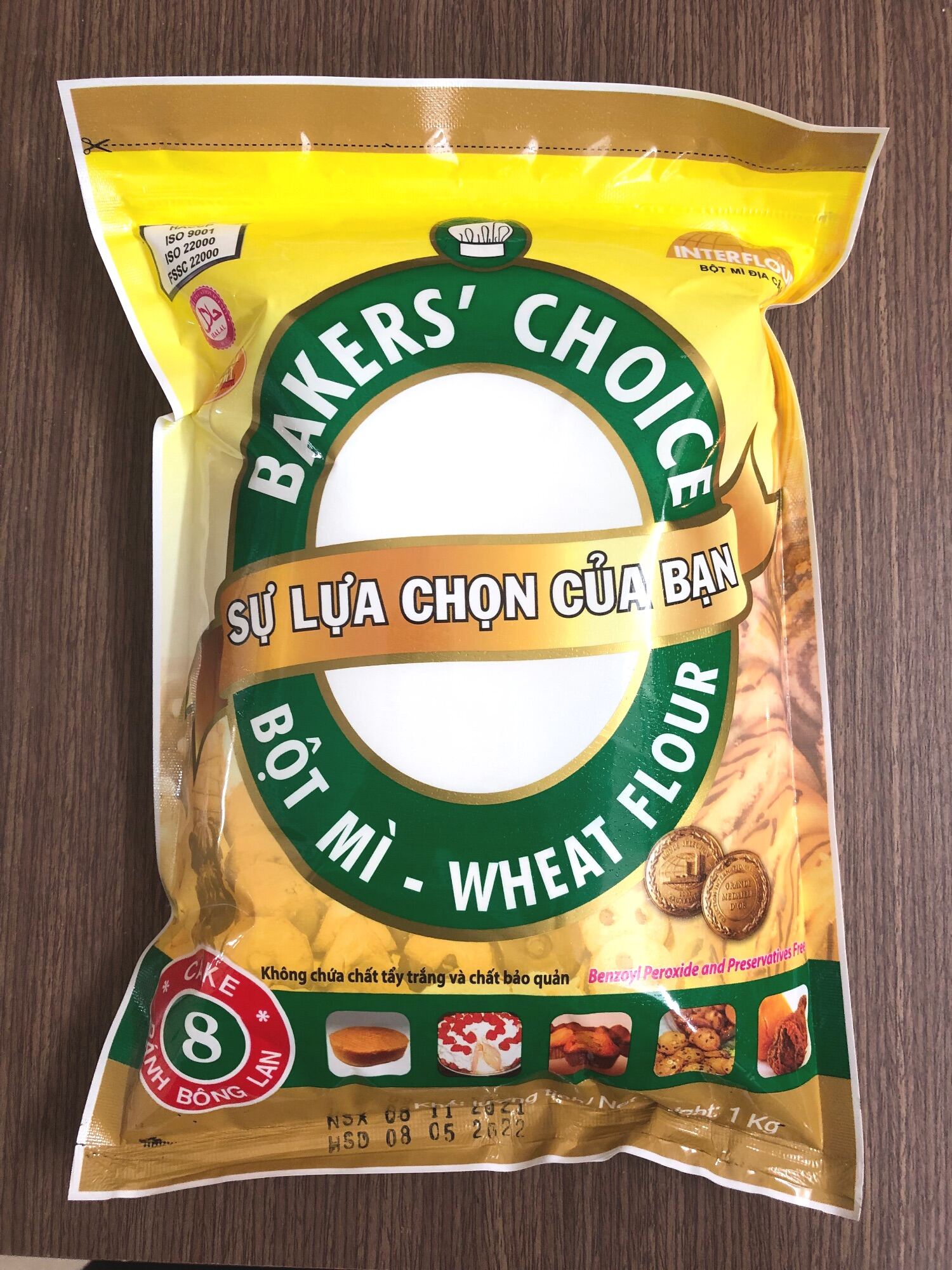 Bột mì đa dụng Bakers' Choice số 8 1kg