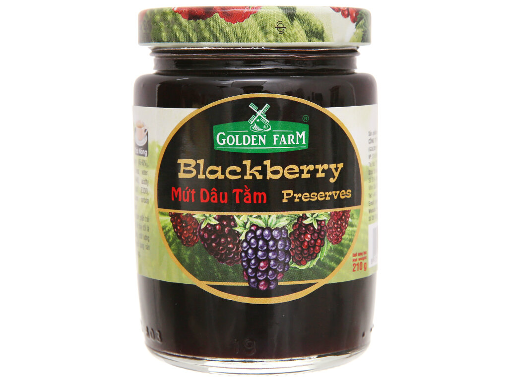 Mứt dâu tằm Golden Farm Preserves 210g