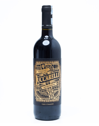 Rượu vang đỏ chát Luccarelli Ý 13% 750ml