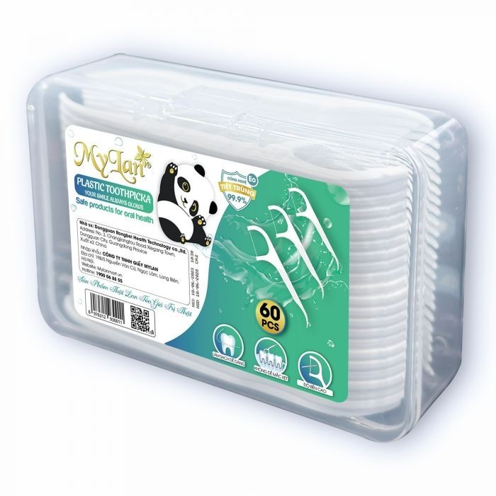 Tăm chỉ nha khoa My Lan hộp 60 chiếc