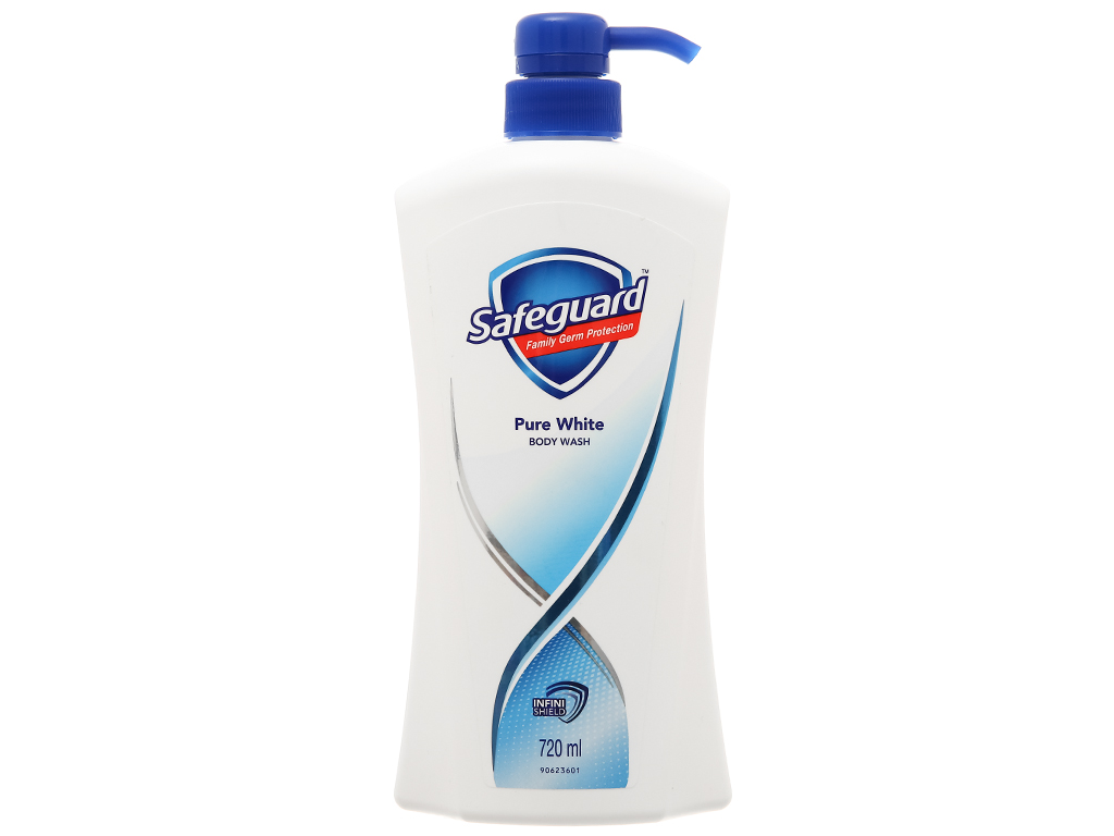 Sữa tắm Safeguard sạch khuẩn trắng tinh khiết 720ml