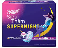 Băng vệ sinh Diana ban đêm siêu thấm 42cm 3M